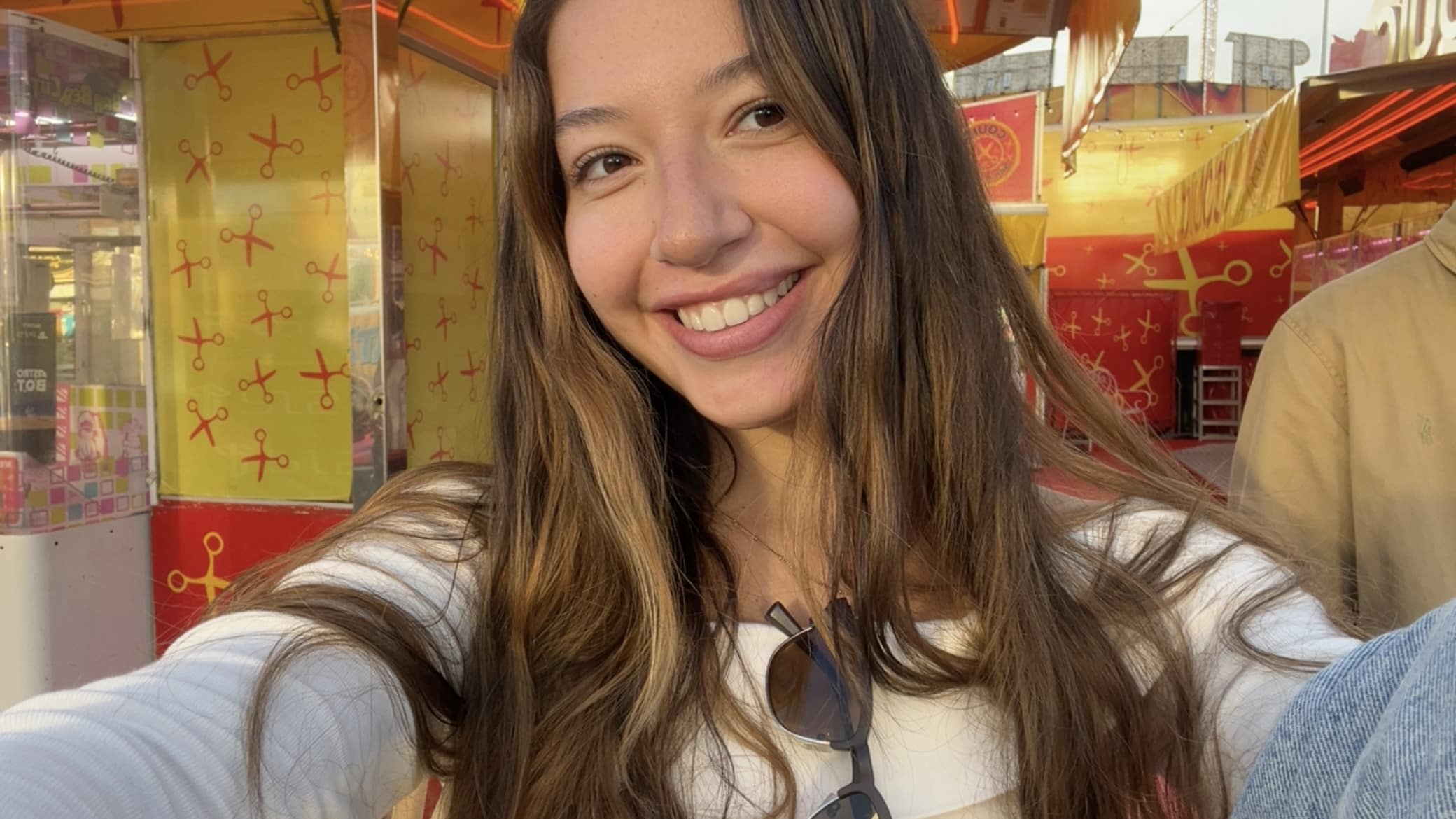 Photo of the blog creator smiling for the About Me page